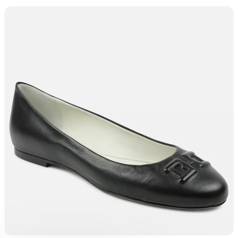 Bruno Magli Black Bibi Flats sz 39.5 EUR 9.5 US New